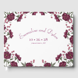 Maroon Rose Wedding Gastenboek