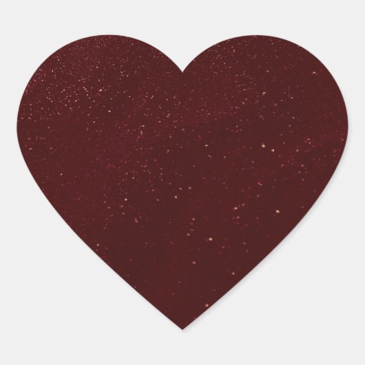 Maroon Sand Hart Sticker (Voorkant)