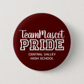 Maroon School Pride Mascot Name Button (Voorkant)