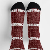 Maroon Seniors Seniors Seniors Socks Sokken (Top)