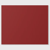 Maroon Solid Color Cadeaupapier (Vlak)