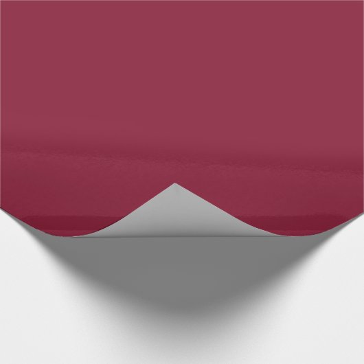 Maroon Solid Wrapping Paper Cadeaupapier (Hoek)