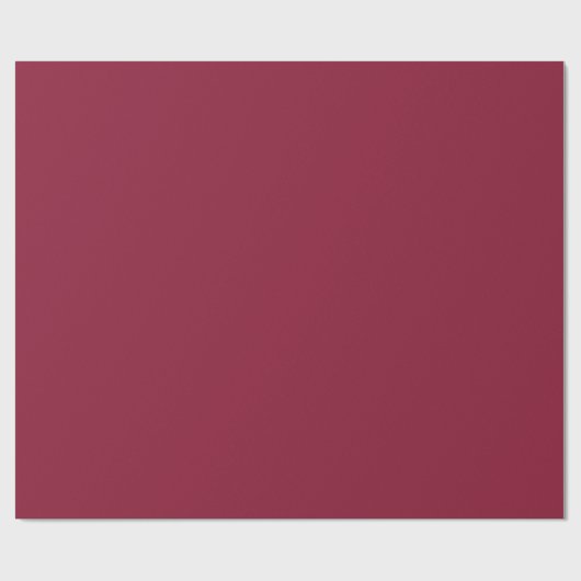Maroon Solid Wrapping Paper Cadeaupapier (Vlak)