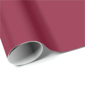Maroon Solid Wrapping Paper Cadeaupapier (Rol Hoek)