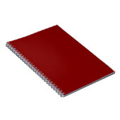 Maroon Spiral Notitieboek (Rechterzijde)