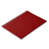 Maroon Spiral Notitieboek (Linkerzijde)