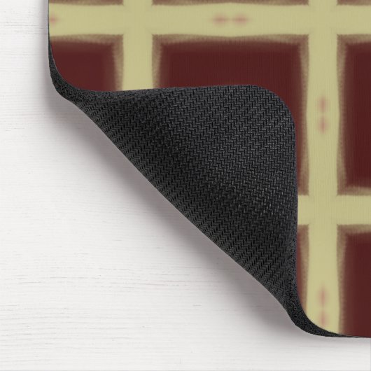 Maroon Square tiles mouse pad Muismat (Hoek)