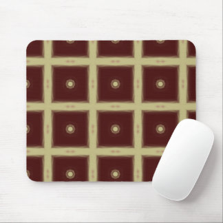 Maroon Square tiles mouse pad Muismat