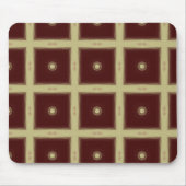 Maroon Square tiles mouse pad Muismat (Voorkant)