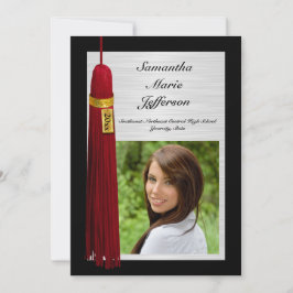 Maroon Tassel met fotograaf Kaart
