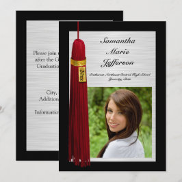Maroon Tassel met fotograaf Kaart