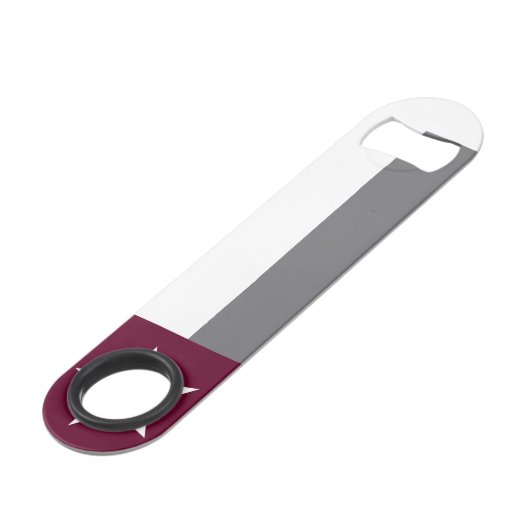 Maroon Texas Flag Speed Flessenopener (Voorkant Gekanteld)