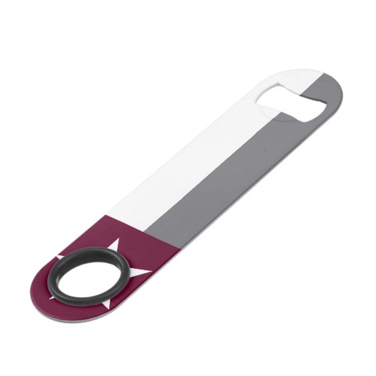 Maroon Texas Flag Speed Flessenopener (Achterkant Gekanteld)