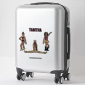 Maroon Tiger Dancer #1 Sticker (Koffer)