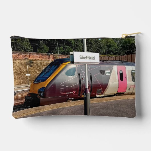 Maroon-trein Etui (Achterkant)