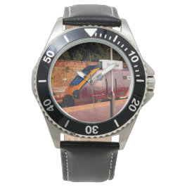 Maroon-trein Horloge