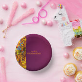 Maroon verlaat Thanksgiving Friendsgiving Papieren Kommen (Feest)