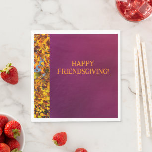 Maroon verlaat Thanksgiving Friendsgiving Servet