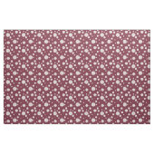 Maroon Volleyball Chevron Patterned Stof (Fat Quarter)
