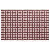 Maroon Volleyball Wood Floor Patterned Stof (Fat Quarter)