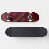 Maroon Wave Skateboard (Horizontaal)