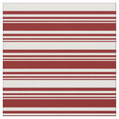 Maroon & White Pattern Stof (Close Up)