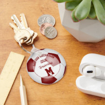 Maroon White Soccer Team Cadeaus kinder Sport