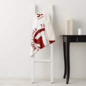 maroon white volleyball court happy place sherpa deken (In situ)