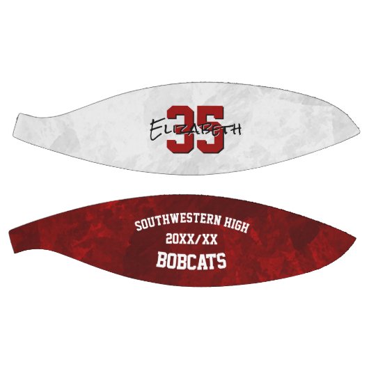 maroon wit team kleuren meisjes herdenking basketbal (Panelen)