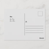 Maroon & Zilveren Vector Trouwring Dank u Briefkaart (Achterkant)