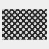 Maroon zwart team kleuren coördinerend volleybal inpakpapier vel (Voorkant 2)