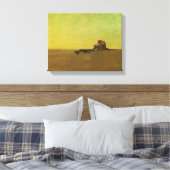 Marooned door Howard Pyle Canvas Afdruk (Insitu (Slaapkamer))