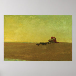 Marooned door Howard Pyle Poster