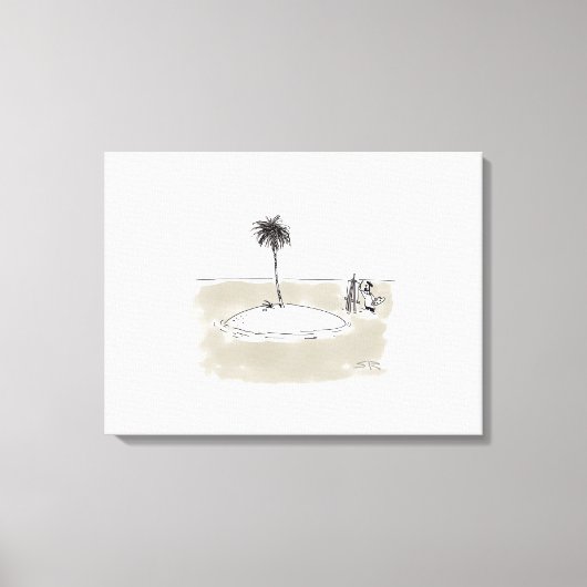 Marooned Painter canvasprint Canvas Afdruk (Voorkant)