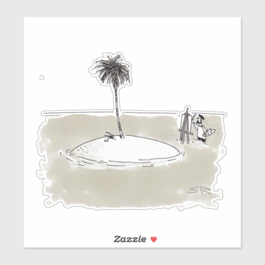 Marooned Painter contour sticker (Vel)