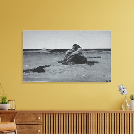Marooned Pirate Canvas Afdruk (Insitu (Woonkamer))