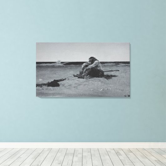 Marooned Pirate Canvas Afdruk (Insitu (Houten vloer))