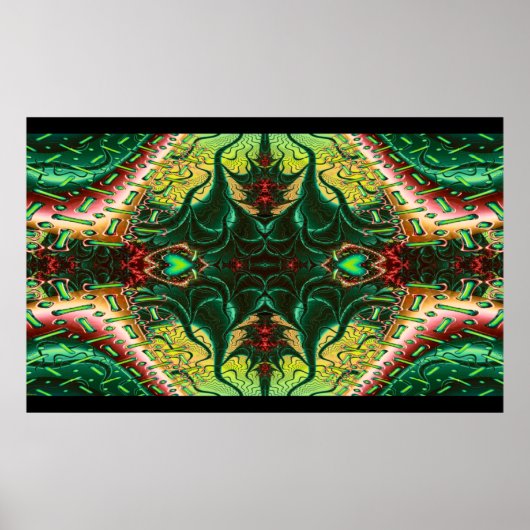 Marooned Symetrical 3D Fractal Poster (Voorkant)