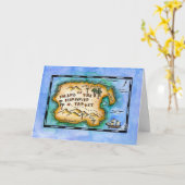 Marooned Wenskaart van de Kaart van de Schat van (Gele Bloem)