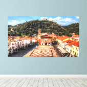 Marostica, Italië. Canvas Afdruk (Insitu (Houten vloer))