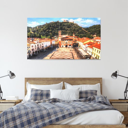 Marostica, Italië. Canvas Afdruk (Insitu (Slaapkamer))