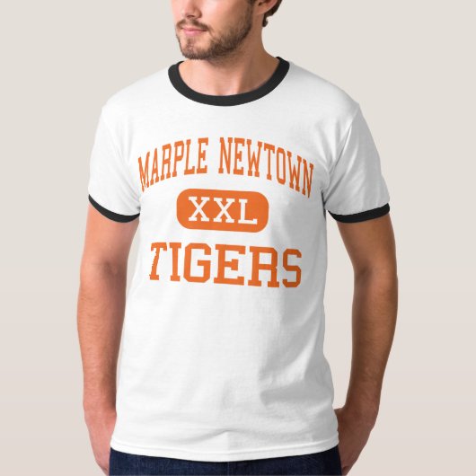 Marple Newtown - Tigers - High-Newtown Square T-shirt (Voorkant)