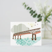 Marquam Bridge Portland Briefkaart (Staand voorkant)