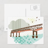 Marquam Bridge Portland Briefkaart (Voorkant / Achterkant)