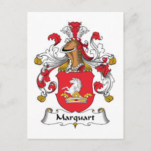 Marquart Family Crest Briefkaart