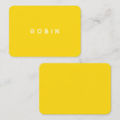 Marque Place Mariage - Colorus Jaune Citron Plaatskaartje (Voorkant / Achterkant)