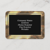 Marquea Baxter Premium Professional Round Edged Visitekaartje (Achterkant)