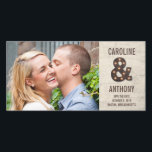 Marquee Ampersand Save The Date Fotokaarten<br><div class="desc">Deze stijlvolle en moderne fotokaarten verzoeken uw gasten de datum van uw grote dag te reserveren. Beschikbaar in diverse kleuren (verzoeken voor een aangepaste kleur zijn welkom!).</div>