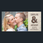 Marquee Ampersand Save The Date Fotokaarten<br><div class="desc">Deze stijlvolle en moderne fotokaarten verzoeken uw gasten de datum van uw grote dag te reserveren. Beschikbaar in diverse kleuren (verzoeken voor een aangepaste kleur zijn welkom!).</div>