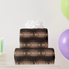 Marquee in ruste Sign On Brick Cadeaupapier
